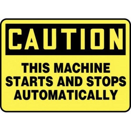 Accuform OSHA CAUTION SAFETY SIGN  THIS MEQM721XT MEQM721XT